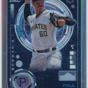 Paul Skenes 2024 Bowman Chrome A.I. Refractor RC #BAI-15