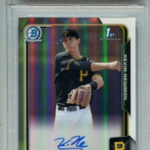Kevin Newman 2015 Bowman Chrome Draft Picks Auto #BCAKN (PSA 10)