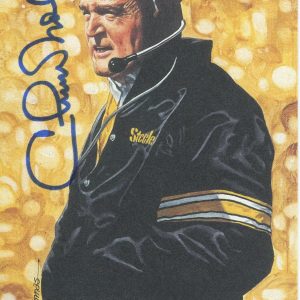 Chuck Noll 1st Day Cover Envelope (JSA)