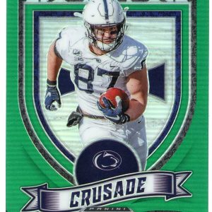 Pat Freiermuth 2021 Panini Prizm Draft Picks Green Prizm Rookie Card #173