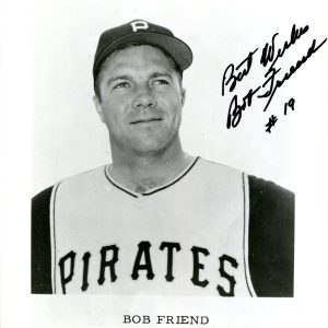 Bob Friend Autographed 8x10 Photo