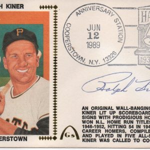 Ralph Kiner Autographed June 12 1989 First Day Cover