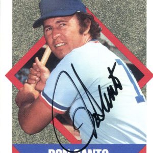 Ron Santo Autographed 1991 Topps All-Stars Card